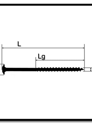 SPAX HI.FORCE Tellerkopfschraube 6,0x160mm 500 Stk. ( 5x 0251010601605 ) Teilgewinde Torx T-STAR plus T30 4CUT WIROX - Toolbrothers