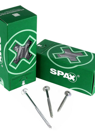 SPAX HI.FORCE Tellerkopfschraube 8,0 x 160 mm 100 Stk. ( 2x 0251010801605 ) Teilgewinde Torx T-STAR plus T40 4CUT WIROX - Toolbrothers