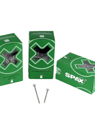 SPAX Tellerkopfschraube flach 5,0 x 77 mm 750 Stk. ( 5x 0251010500775 ) Teilgewinde Torx T-STAR plus T20 4Cut WIROX - Toolbrothers