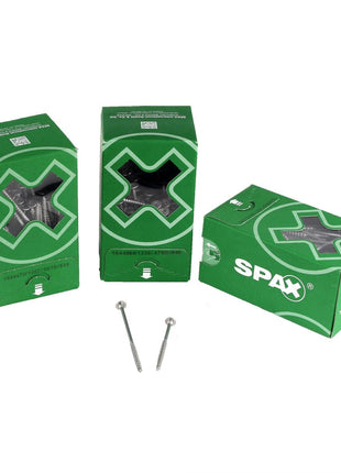 SPAX Tellerkopfschraube flach 5,0 x 107 mm 300 Stk. ( 2x 0251010501075 ) Teilgewinde Torx T-STAR plus T20 4Cut WIROX - Toolbrothers