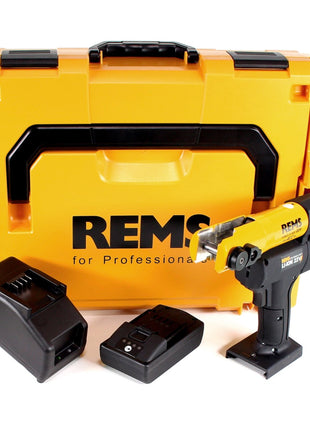 REMS Mini-Press ACC 22 V Akku Radialpresse mit Zwangsablauf in L-Boxx + 1 x 2,5 Ah Akku + Ladegerät ( 578014 R220 ) - Toolbrothers