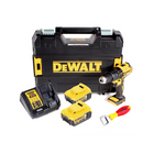 DeWalt DCD 777 P2 Akku Bohrschrauber 18V 65Nm + 2x Akkus 5,0Ah + Ladegerät + Wiha Flaschenöffner im TSTAK II Werkzeugkoffer - Toolbrothers