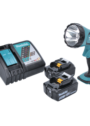 Makita DML 185 RT Akku Lampe / Handleuchte 18 V + 2x Akku 5,0 Ah + Ladegerät - Toolbrothers