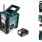 Makita DMR 112 T1 akumulatorowy radiotelefon budowlany 7.2 - 18V Bluetooth DAB+ + 1x akumulator 5.0Ah - bez ładowarki