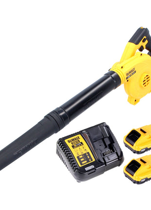 DeWalt DCV 100 L2 Akku Gebläse / Laubbläser 18 V + 2x Akku 3,0 Ah + Ladegerät - Toolbrothers