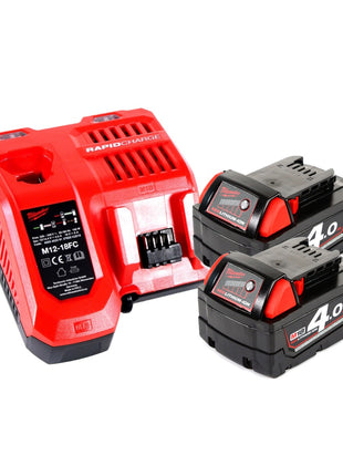 Milwaukee M18 FID2-402X Akku Schlagschrauber 18 V 226 Nm + 2x Akku 4,0 Ah + Ladegerät + HD-Box - Toolbrothers