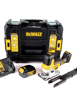 DeWalt DCS 335 M1 Akku Stichsäge 18V + 1x Akku 4,0 Ah + 1x Schnellladegerät in TSTAK - Toolbrothers