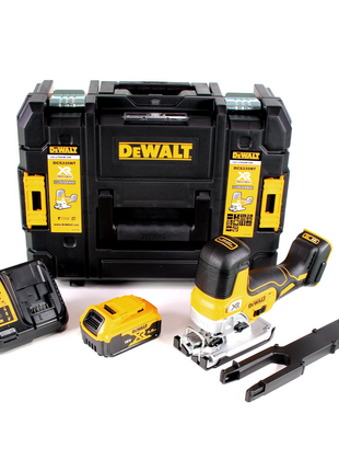 DeWalt DCS 335 P1 Akku Stichsäge 18V + 1x Akku 5,0 Ah + 1x Schnellladegerät in TSTAK - Toolbrothers