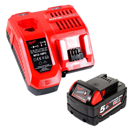 Milwaukee M18 ONERSAL-501C ONE-KEY LED Akku Baustrahler 18 V Li-Ion + 1 x 5,0 Ah Akku + Ladegerät - Toolbrothers