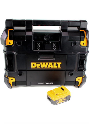 DeWalt DWST1-81078 Akku Netz Baustellenradio TSTAK DAB+ USB IP54 Bluetooth + 1x Akku 5,0Ah - Toolbrothers