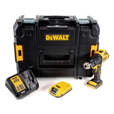 DeWalt DCD 709 D1T Akku Schlagbohrschrauber 18V 65Nm + 1x Akku 2,0Ah + Ladegerät in TSTAK Box - Toolbrothers