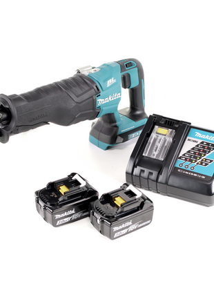 Makita DJR 360 RF Akku Reciprosäge 36V ( 2x18V ) Brushless Säbelsäge + 2x 3,0 Ah Akku + Ladegerät - Toolbrothers