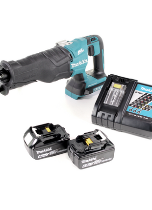 Makita DJR 360 RG Akku Reciprosäge 36V ( 2x18V ) Brushless Säbelsäge + 2x 6,0 Ah Akku + Ladegerät - Toolbrothers