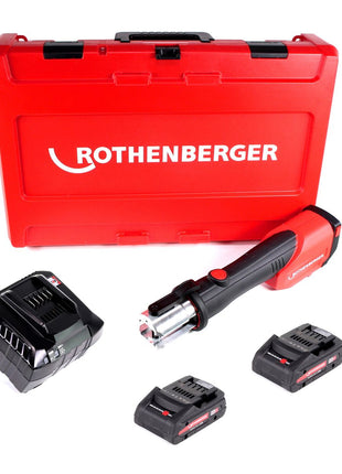 Rothenberger ROMAX 4000 Akku Pressmaschine 18V + 2x Akku 4,0Ah + Ladegerät + Koffer - Toolbrothers