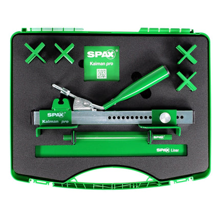 SPAX Kaiman Pro ( 5009409872009 ) Terrassen Brettrichter-Set im Transportkoffer - Toolbrothers