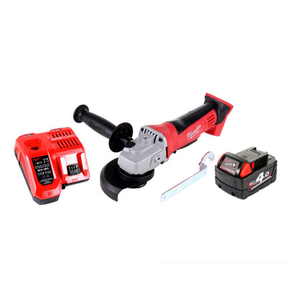 Milwaukee HD18 AG-125-401C Akku Winkelschleifer 18 V 125 mm ( 4933441502 ) + 1x Akku 4,0 Ah + Ladegerät - Toolbrothers