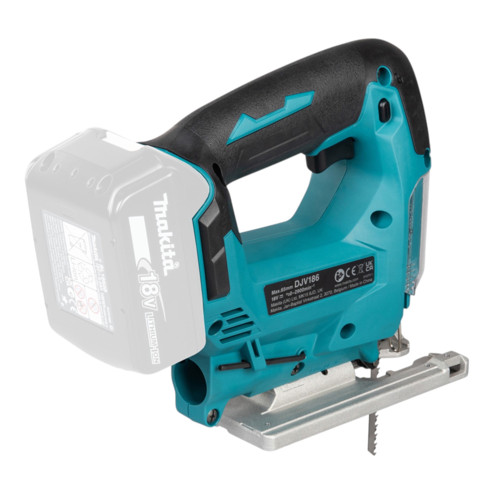 Makita DJV 186 RG Akku Pendelhubstichsaege 18 V 2x Akku 6 0 Ah Ladegeraet 3 - toolbrothers