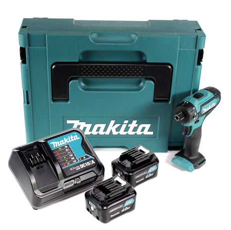 Makita DF 031 DSMJ Akku Bohrschrauber 10,8V 30Nm im Makpac + 2x 4,0 Ah Akku + Ladegerät - Toolbrothers