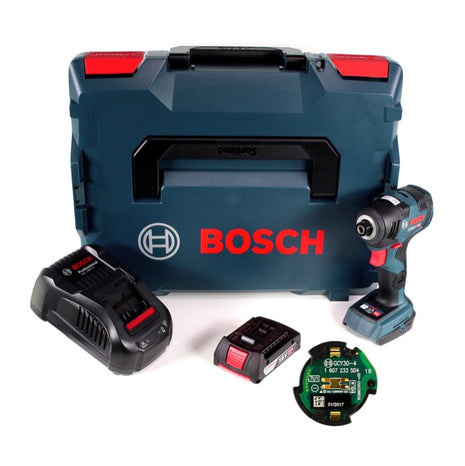 Bosch GDR 18V-200 C Akku Drehschlagschrauber 1/4" 18V 200Nm + 1x Akku 3,0Ah + Ladegerät + Connect Modul in L-Boxx - Toolbrothers