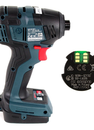 Bosch GDR 18V-200 C Akku Drehschlagschrauber 1/4" 18V 200Nm + 2x Akkus 6,0Ah + Ladegerät + Connect Modul in L-Boxx - Toolbrothers