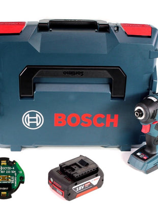 Bosch GDR 18V-200 C Akku Drehschlagschrauber 1/4" 18V 200Nm + 1x Akku 5,0Ah + Connect Modul + L-Boxx - ohne Ladegerät - Toolbrothers