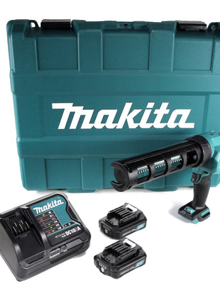 Makita CG 100 DSAAK Akku Kartuschenpistole 10,8V für 310ml Kartuschen im Koffer + 2x 2,0Ah Akku + Ladegerät - Toolbrothers