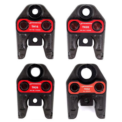 Rothenberger Pressbacken Set TH 16-20-26-32 ( 015065X ) im Rocase 4212 Werkzeugkoffer - Toolbrothers