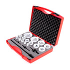 RUKO Bimetall-Lochsägen-Satz HSSE-Co 8 mit Feinverzahnung 16-83mm 19-tlg. ( 126318 ) - Toolbrothers