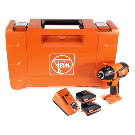 FEIN ASCD 18-200 W4 Akku Schlagschrauber 18V 210 Nm Set ( 71150764000 ) + 2x Akku 3,0Ah + Ladegerät + Koffer - Toolbrothers