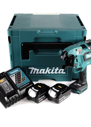 Makita DTR 180 RFJ Akku Bewehrungsverbinder 18 V Brushless für 0,8mm Bindedraht im Makpac + 2x 3,0Ah Akku + Ladegerät - Toolbrothers