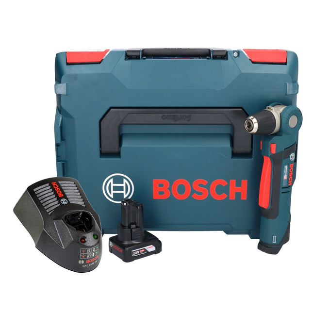 Bosch Professional GWB 12V-10 Akku Winkelbohrmaschine 12 V + 1x Akku 6,0 Ah + Ladegerät + L-Boxx - Toolbrothers