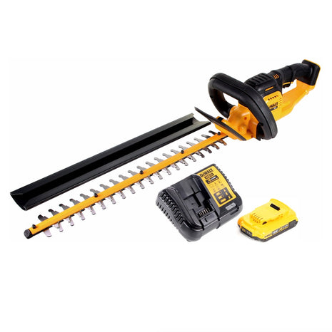 DeWalt DCM 563 D1 Akku Heckenschere 18V 55,8cm + 1x 2,0Ah Akku + Ladegerät - Toolbrothers