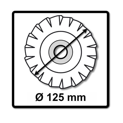 Bosch Fächerschleifscheiben X551 Expert for Metal 125mm, K60, 100 Stück ( 100x 2608606717 ) - Toolbrothers