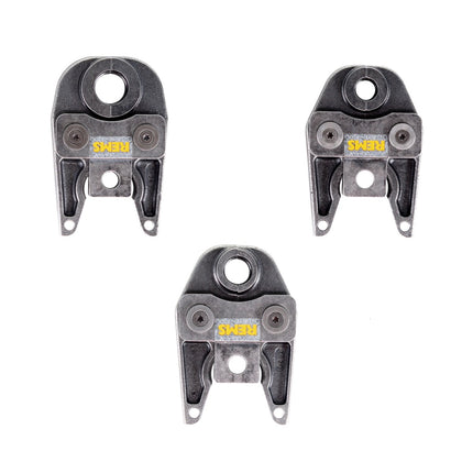 REMS Akku-Press 22V ACC + 1x Akku 2,5Ah + Schnellladegerät + Pressbacken Presszangen Standard TH16, 20, 26 im Stahlblechkasten - Toolbrothers