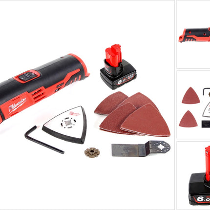 Milwaukee C12 MT-0 12 V Akku Multifunktionswerkzeug Multitool + Akku 6,0 Ah - Toolbrothers