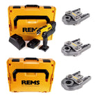 REMS Akku-Press 22V ACC + 1x Akku 2,5Ah + Schnellladegerät + Pressbacken Presszangen Standard Set TH16,20,26 in 2 L-Boxxen - Toolbrothers