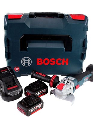 Bosch GWX 18V-10 C Akku Winkelschleifer 18V 125mm brushless X-LOCK + 2x Akku 4,0Ah + Ladegerät + L-BOXX - Toolbrothers