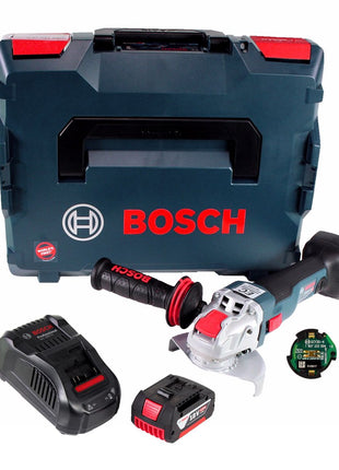 Bosch GWX 18V-10 C Akku Winkelschleifer 18V 125mm brushless X-LOCK + 1x Akku 6,0Ah + Ladegerät + Connectivity Modul + L-BOXX - Toolbrothers