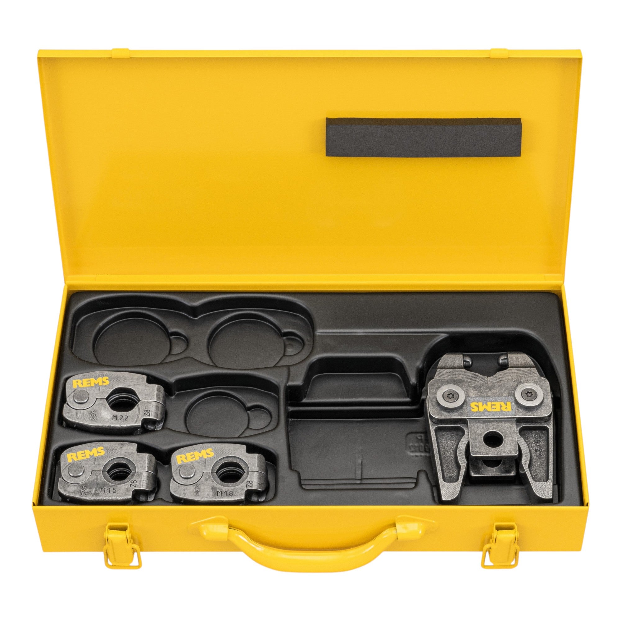 REMS S Set M 15 18 22 Z8 Pressring Set 4 tlg im Stahlblechkasten 574615 R  1 - toolbrothers
