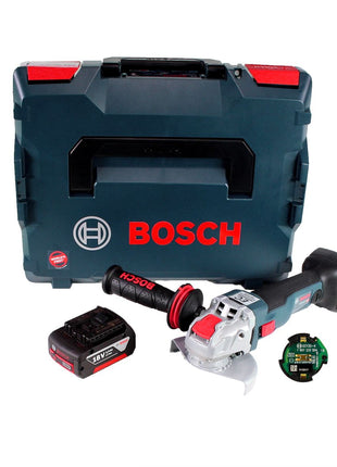 Bosch GWX 18V-10 C Akku Winkelschleifer 18V 125mm brushless X-LOCK + 1x Akku 3,0Ah + Connectivity Modul + L-BOXX - ohne Ladegerät - Toolbrothers