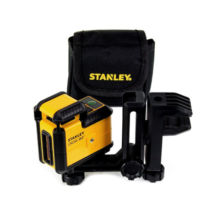 Stanley Cross360 grüner Linienlaser Kreuzlinienlaser STHT-77641-1 mit Stativ 54 cm bis 154 cm - Toolbrothers