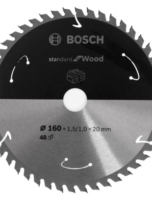 Bosch Kreissägeblatt Standard for Wood 160 x 1,5 x 20 / 15,875 mm 48 Zähne ( 2608837678 ) - Toolbrothers