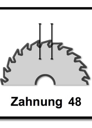 Bosch Kreissägeblatt Standard for Wood 165 x 1,5 x 15,875 mm 48 Zähne ( 2608837683 ) - Toolbrothers