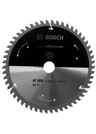 Bosch Kreissägeblatt Standard for Aluminium 165 x 1,3 x 20 mm 54 Zähne ( 2608837763 ) - Toolbrothers