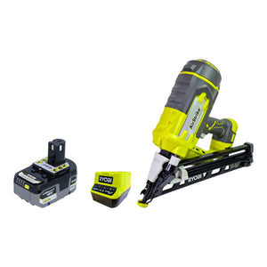 RYOBI R15GN18-0 akumulatorowa gwoździarka 18 V 24–64 mm + 1x akumulator 5,0 Ah + ładowarka