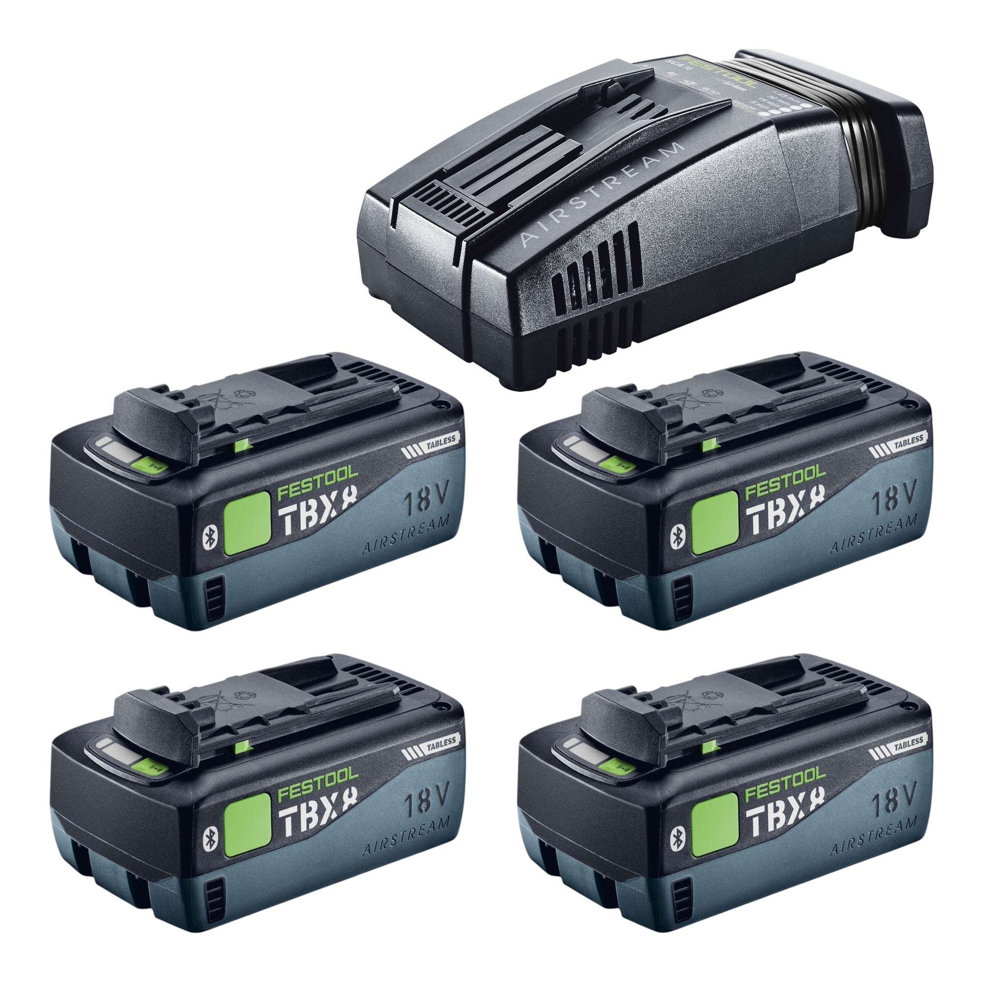 Festool 18V 4xTBX8 SCA16 Energie Set mit 4x BP 18 TBX 8 ASI Akku 18 V 8 0 Ah 4x 578746 SCA 16 Ladegeraet 576953  0 - toolbrothers