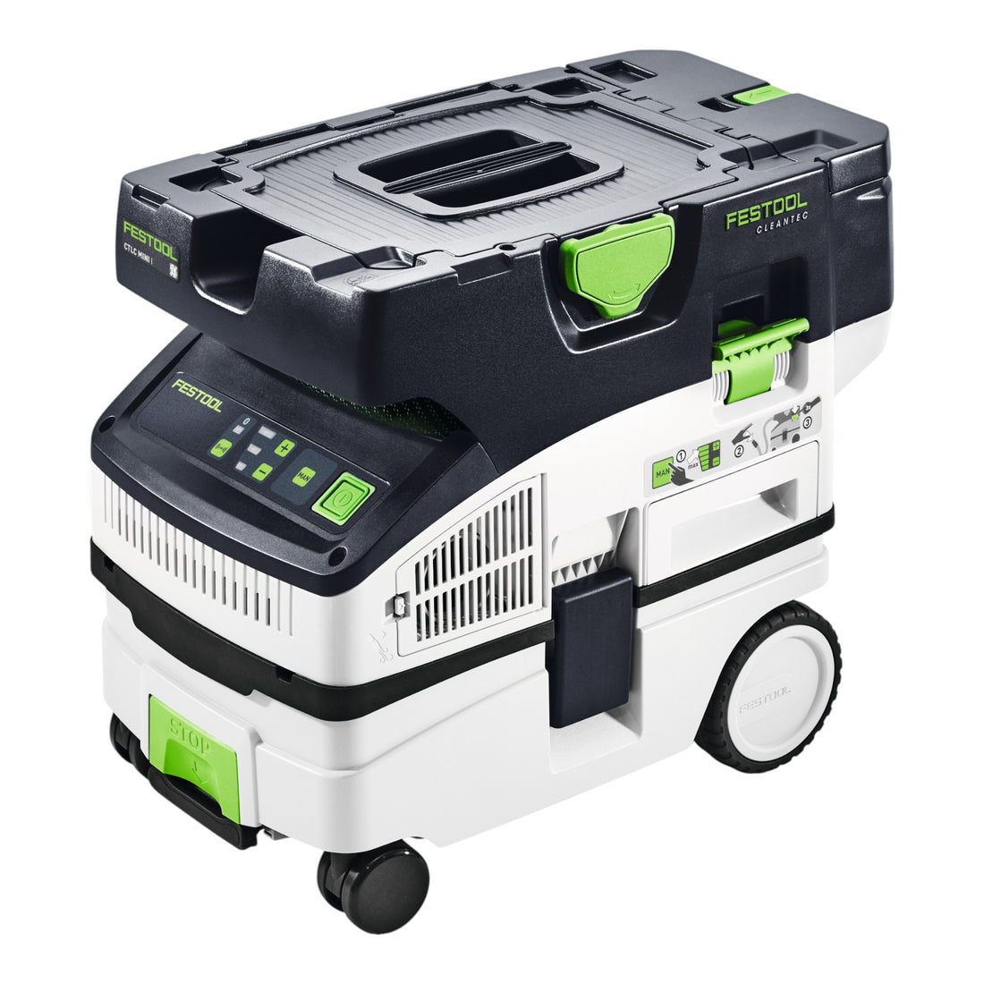 Festool CTLC MINI I-Basic akumulatorowy odkurzacz mobilny 36 V ( 2x 18 V ) klasa pyłu L + 2x akumulator 4,0 Ah - bez ładowarki
