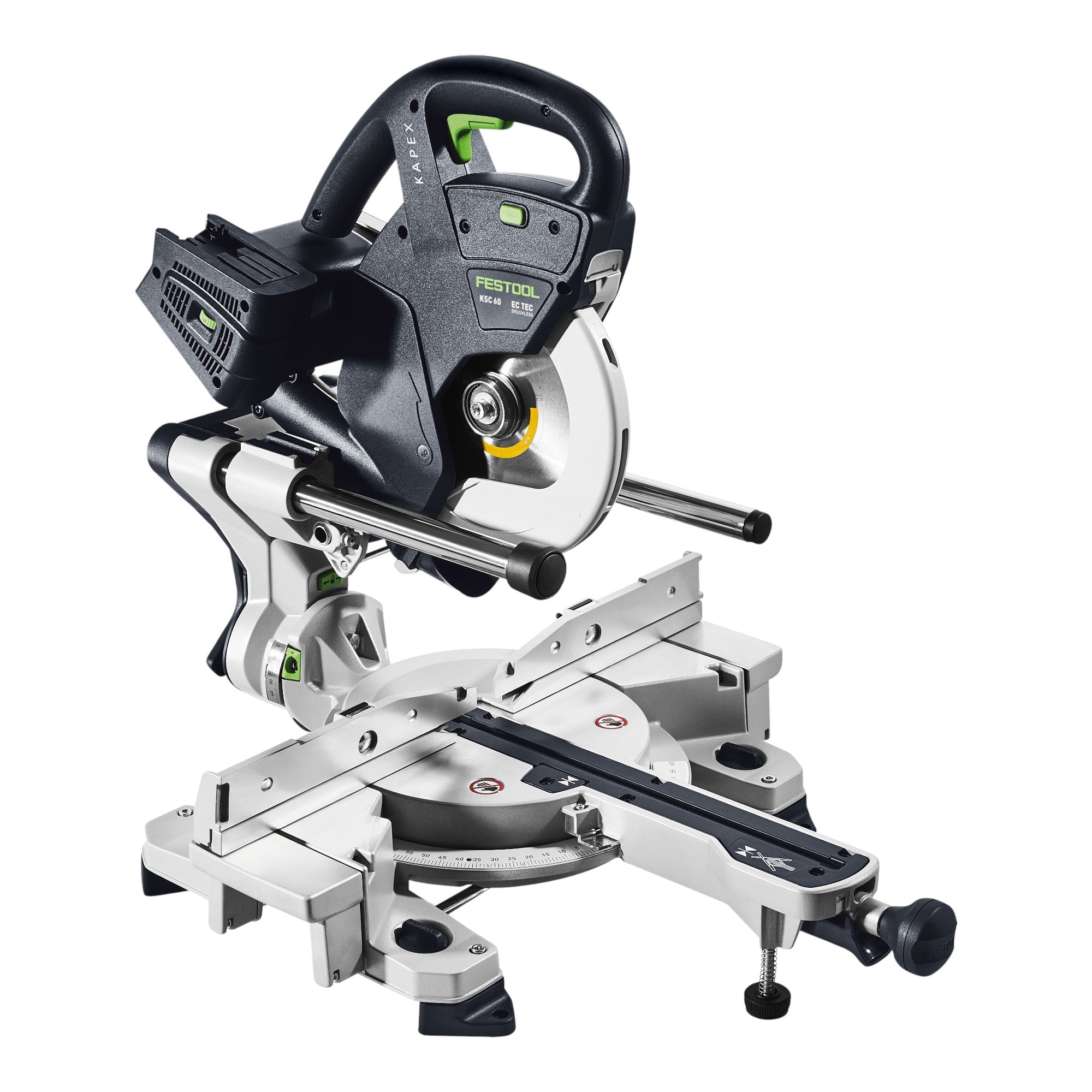 Festool KAPEX KSC 60 EB Basic Akku Kapp Zugsaege 18 V 36 V 216 mm Brushless 2x Akku 8 0 Ah ohne Ladegeraet 1 - toolbrothers