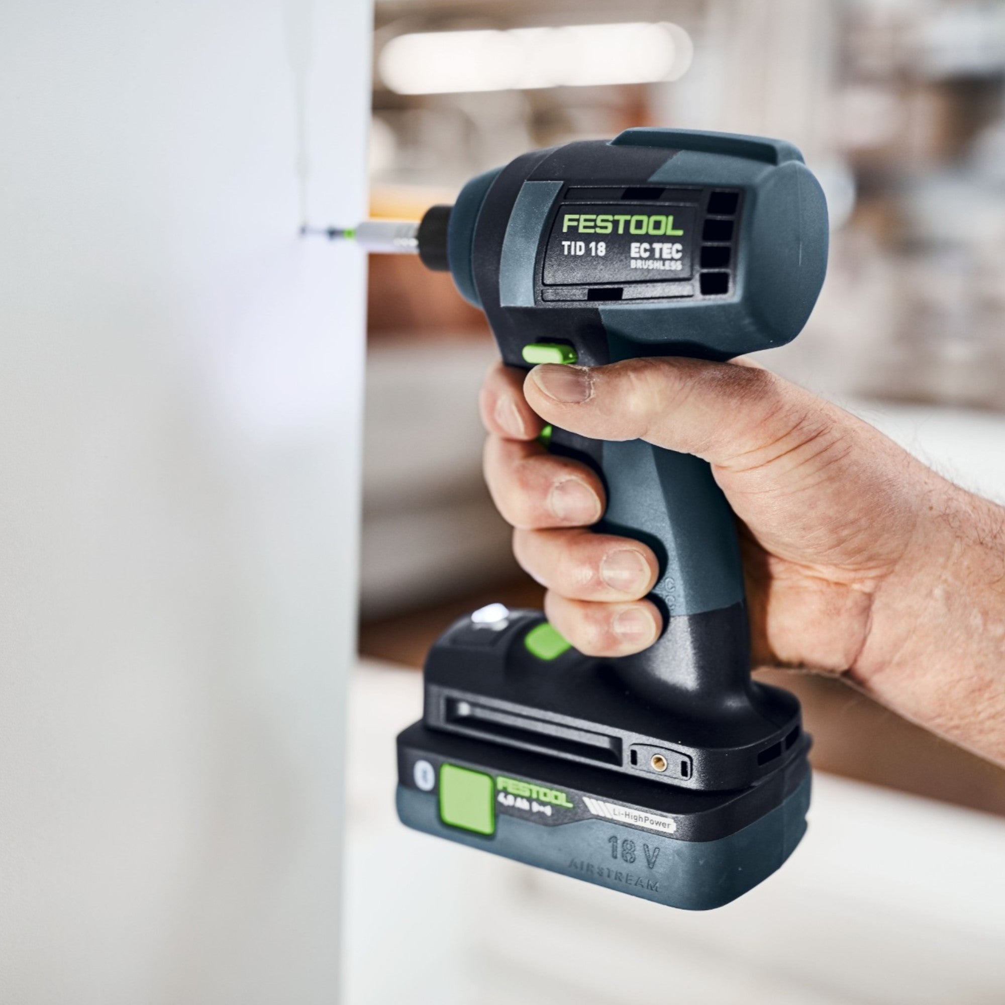 Festool TID 18 Basic Akku Schlagschrauber 18 V 180 Nm 1 4 Brushless 2x Akku 4 0 Ah Ladegeraet Systainer 4 - toolbrothers