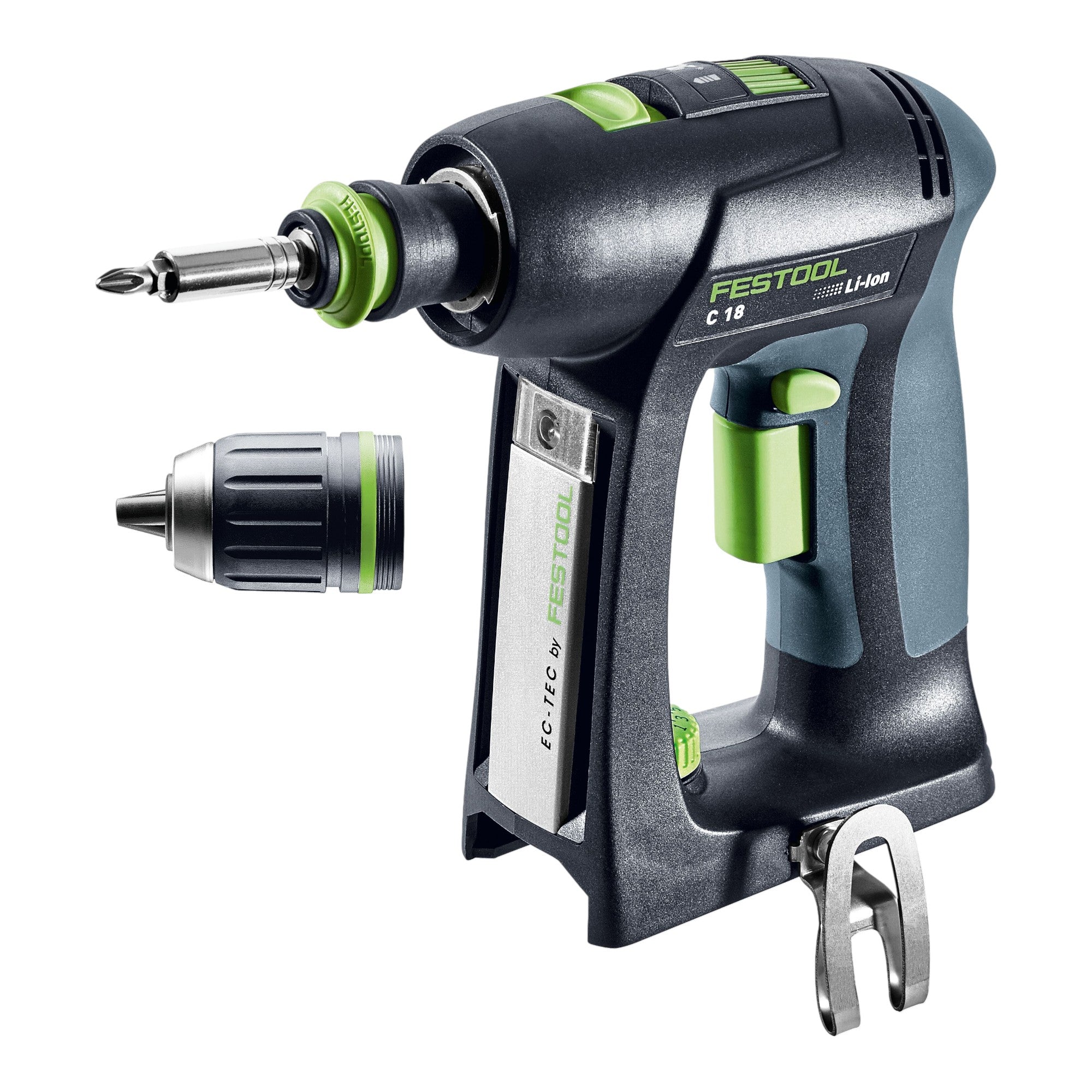 Festool C 18 Basic Akku Bohrschrauber 18 V 45 Nm Brushless 2x Akku 4 0 Ah Ladegeraet Systainer 1 - toolbrothers